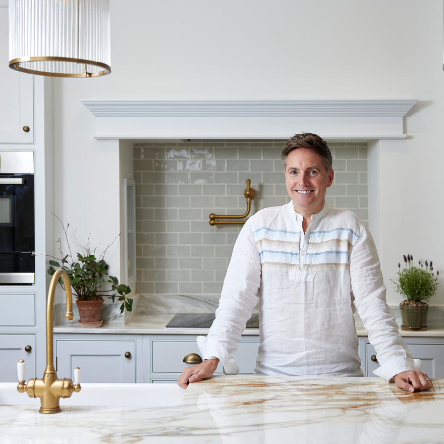 A makeover story with Jason from @number15_on_the_park featuring a beautiful kitchen, pantry and stunning porch