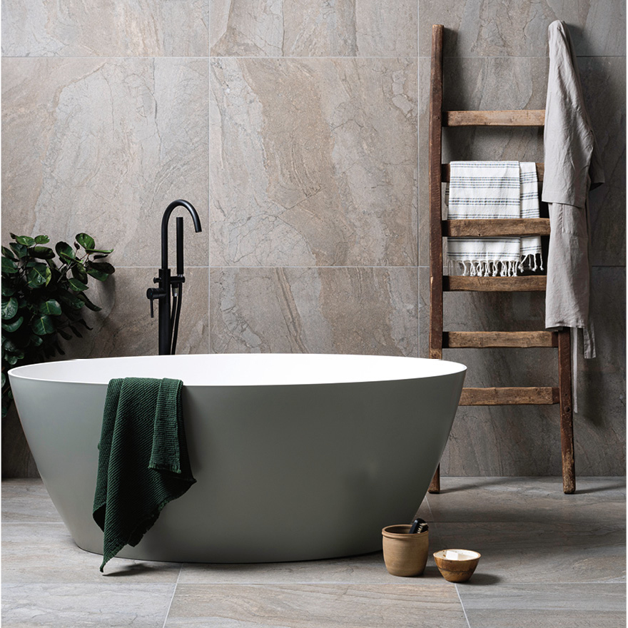 Incorporating large format tiles into your home with our new Tileworks collection