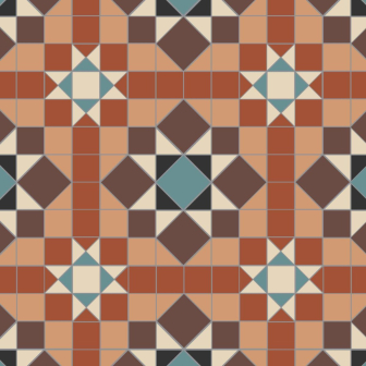 Chatsworth Black, Blue, Brown, Buff, Red, & White