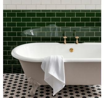Porcelain Hexagon White & Black