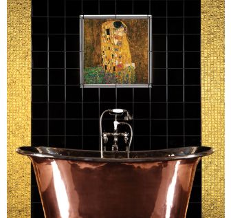 Gustav Klimt: The Kiss Masterpiece Tile